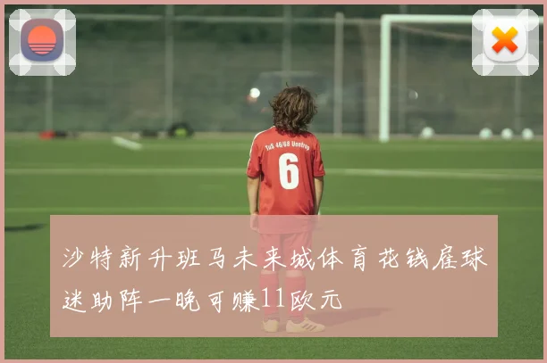 沙特新升班马未来城体育花钱雇球迷助阵一晚可赚11欧元