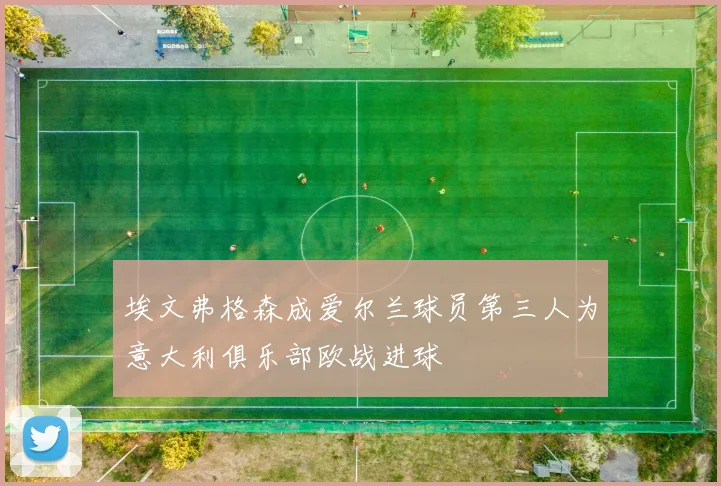 埃文弗格森成爱尔兰球员第三人为意大利俱乐部欧战进球